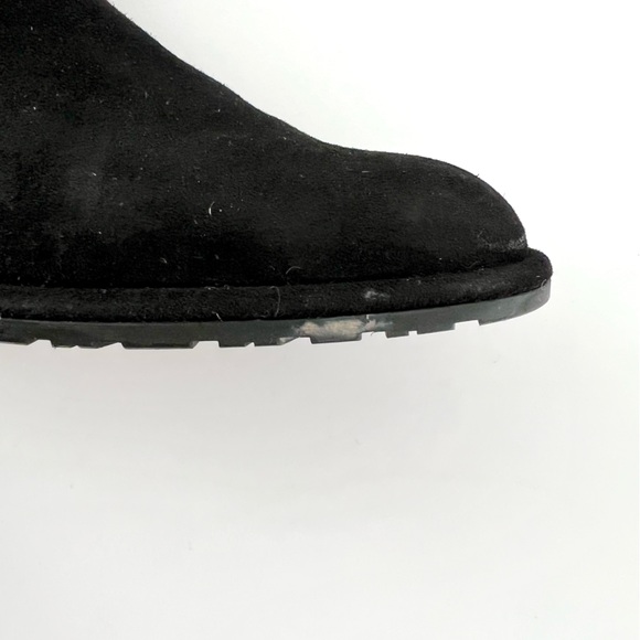 STUART WEITZMAN || Black Leather Suede Tall Over the Knee Lowland Boots Size 7 - Picture 12 of 15